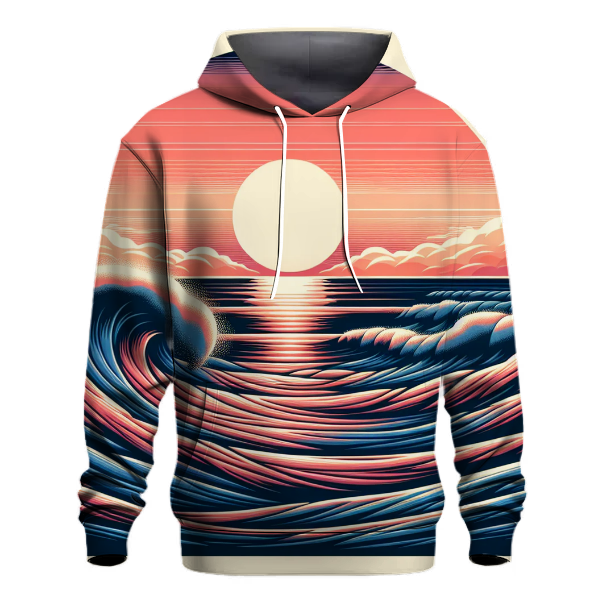 Sunset Waves of Joy Hoodie