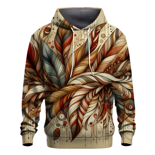 Classic Boho Feathers Hoodie