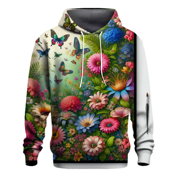 Exotic Floral Fantasy Hoodie