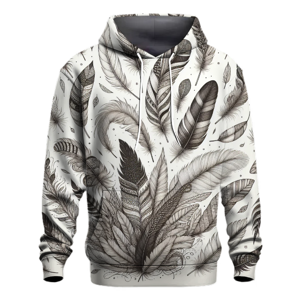 Ethereal Feather Dance Hoodie