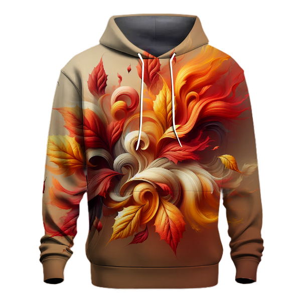 Dancing Flames of Autumn Hoodie