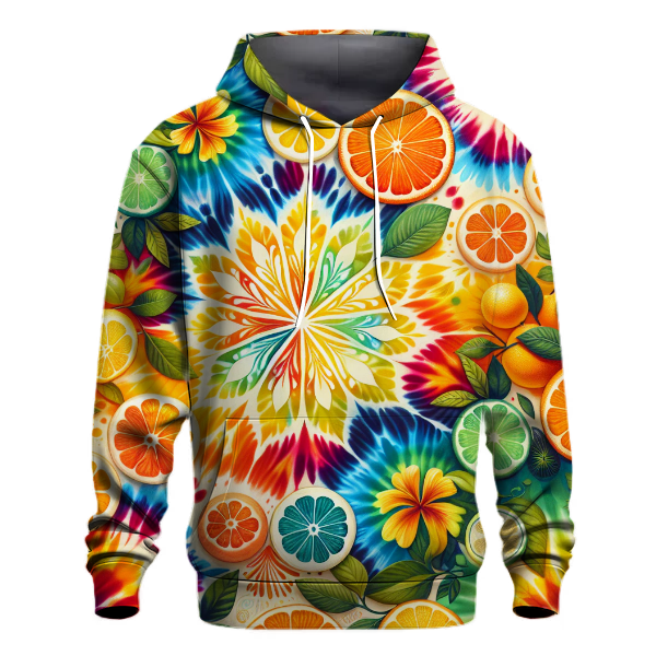 Bright Citrus Groove Hoodie