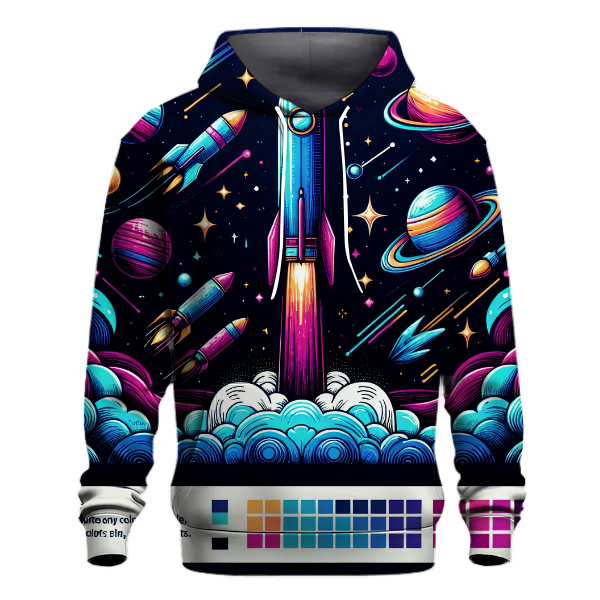 Funky Space Journey Hoodie