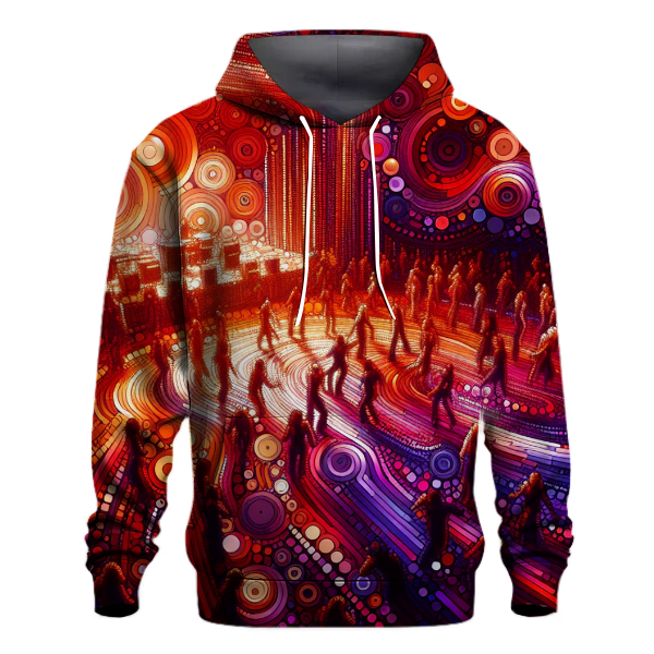 Vibrant Rhythmic Fusion Hoodie