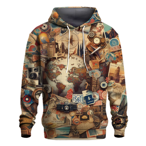 Retro Travel Diaries Hoodie