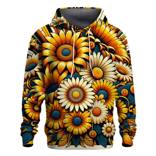 Sunburst Flower Fields Hoodie