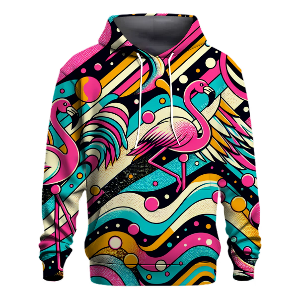 Retro Dots and Stripes Hoodie