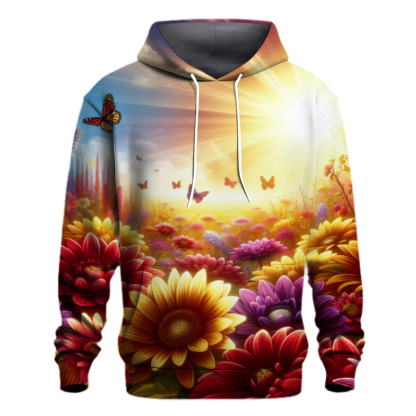 Cheerful Summer Blooms Hoodie