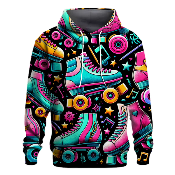 Vintage Vibe Roller Skate Hoodie
