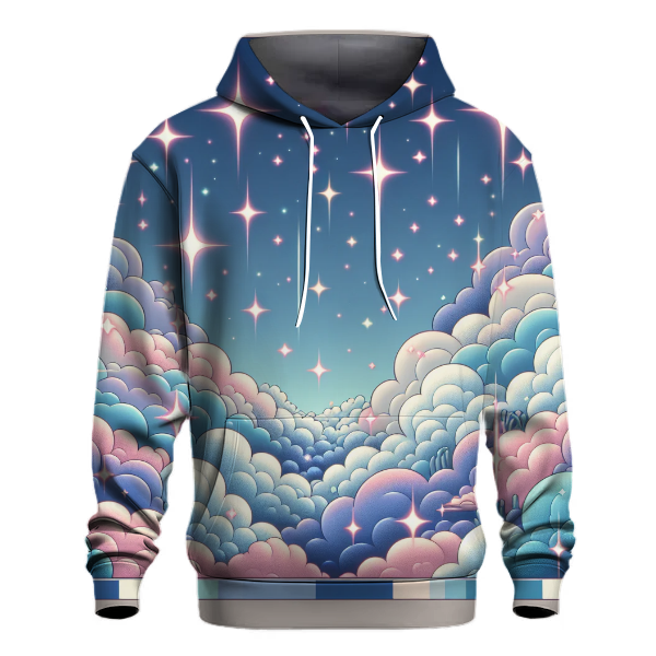 Dreamy Clouds and Stars Hoodie