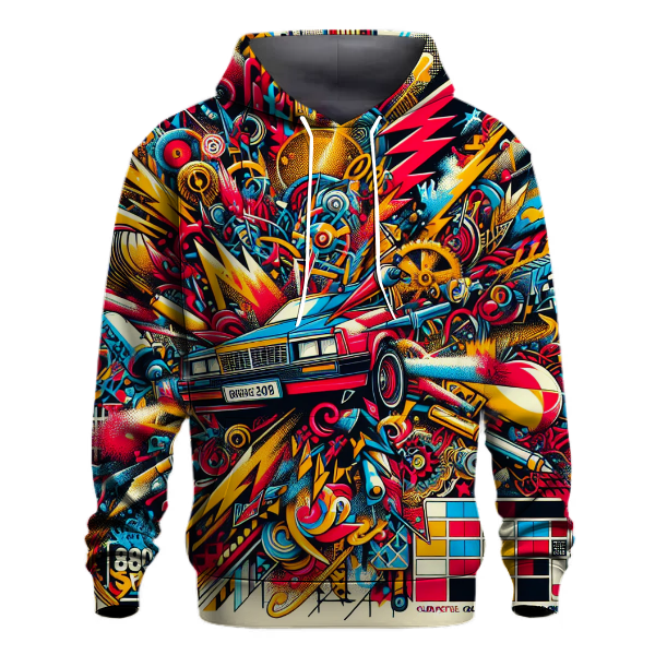 Retro Graffiti Art Hoodie
