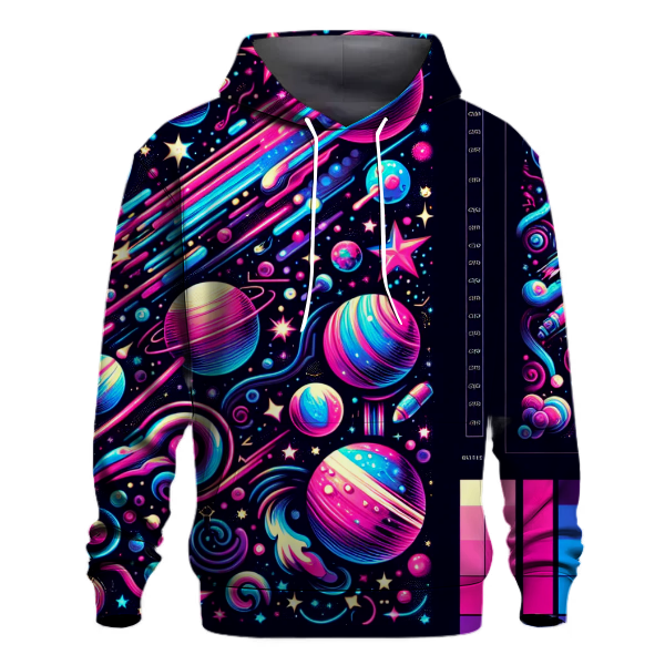 Neon Galaxy Explorers Hoodie