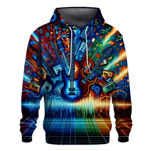 Pixel Art Music Madness Hoodie
