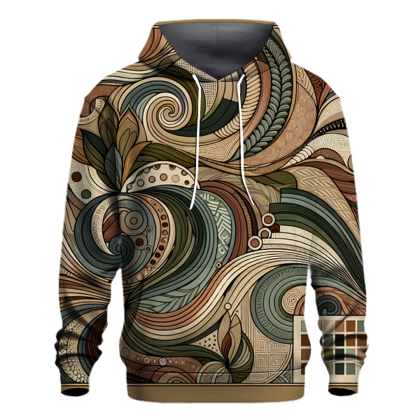 Classic Bohemian Swirls Hoodie