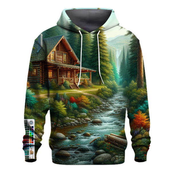Charming Cozy Cabin Retreat Hoodie