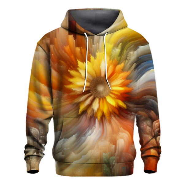 Sunflower Bloom Gradient Hoodie