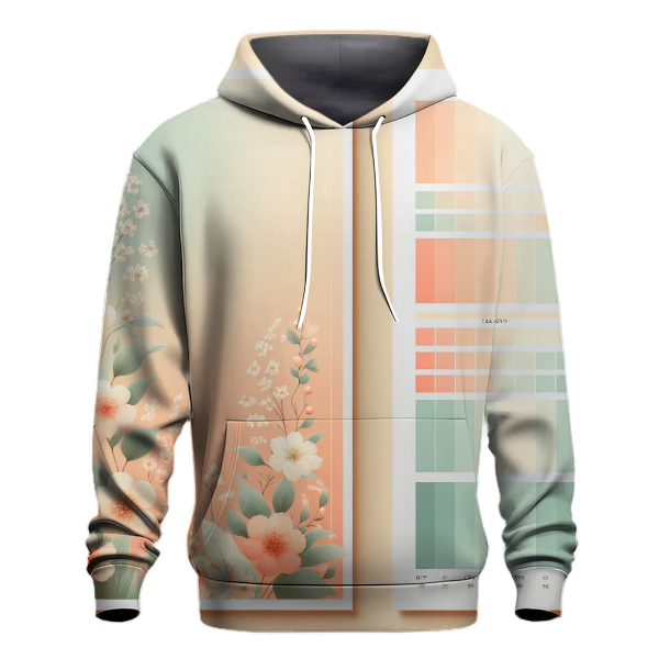 Charming Spring Bloom Gradient Hoodie