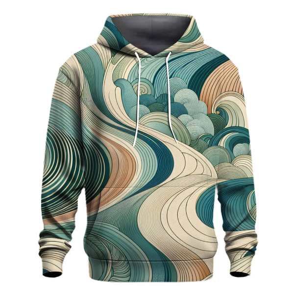 Ethereal Waves Design Hoodie