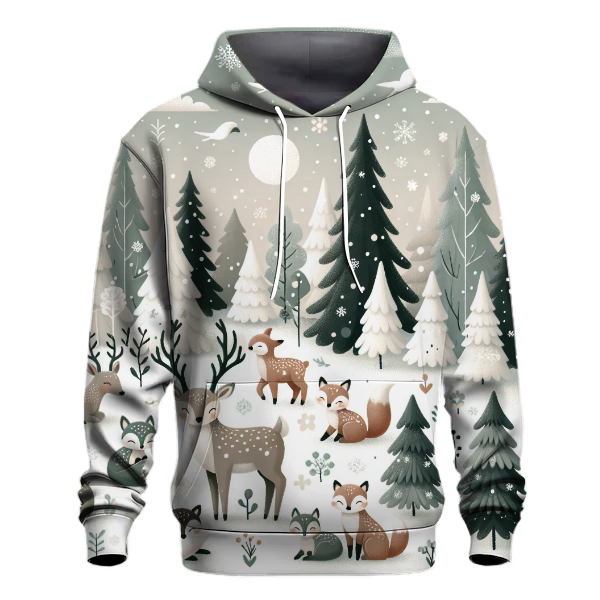 Cozy Winter Wildlife Hoodie