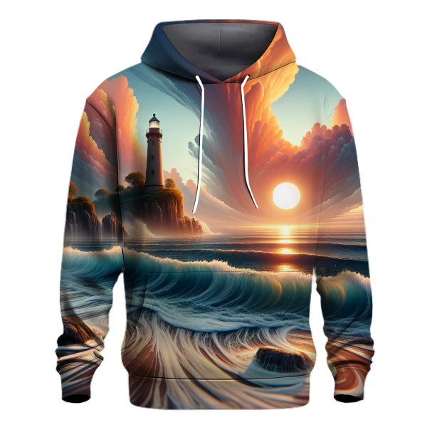 Coastal Lighthouse View Hoodie