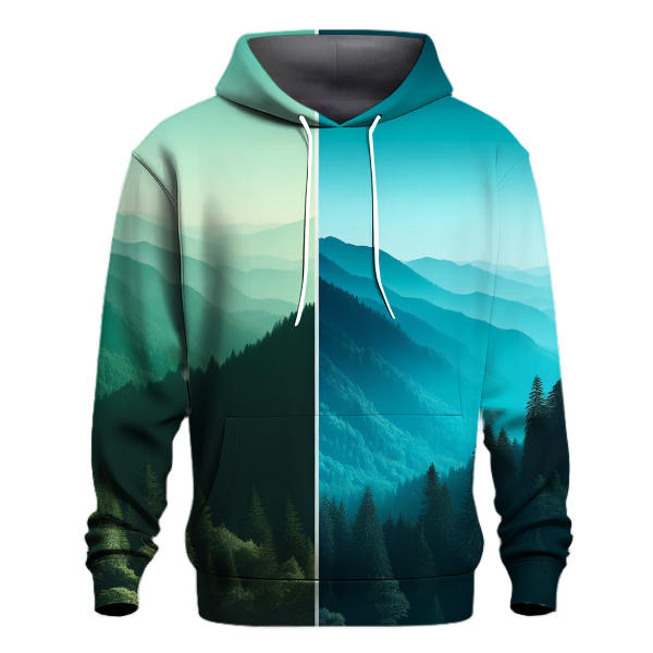 Cool Mountain Breeze Gradient Hoodie