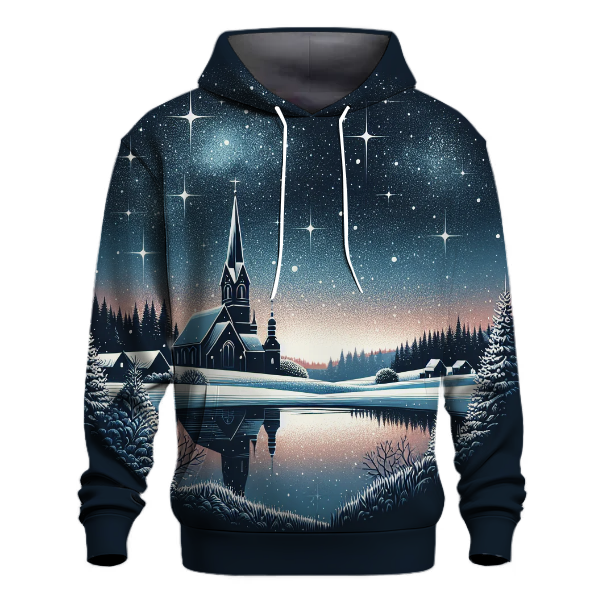 Silent Night Church Bells Hoodie