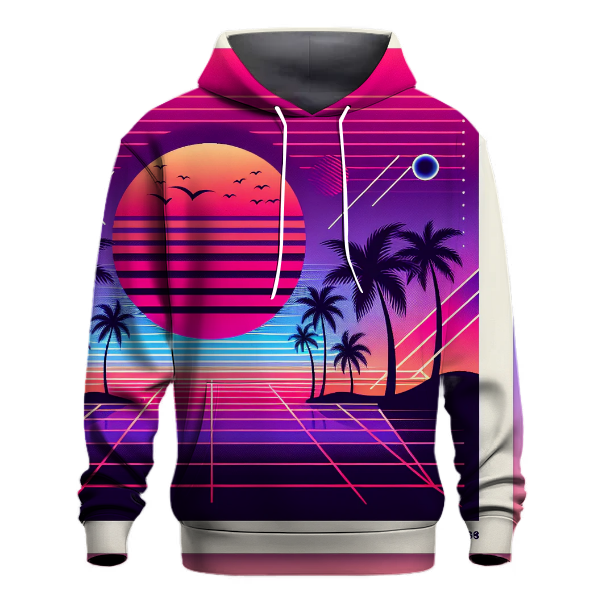 Sassy Synthwave Sunset Hoodie