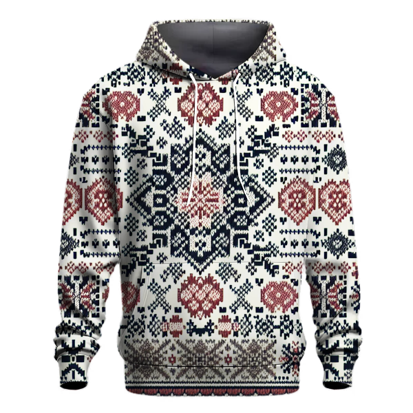 Nordic Knit Delight Hoodie