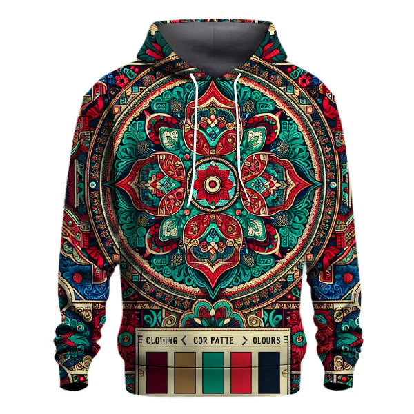 Radiant Boho Patch Hoodie