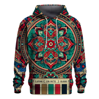 Radiant Boho Patch Hoodie