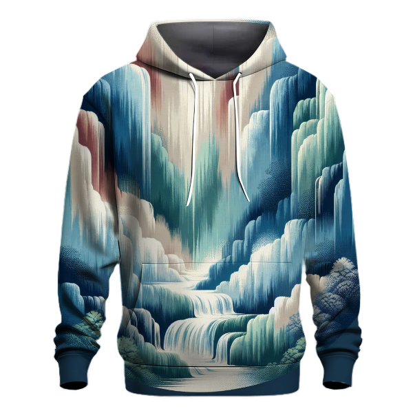 Cascading Waterfalls Tie-dye Design Hoodie