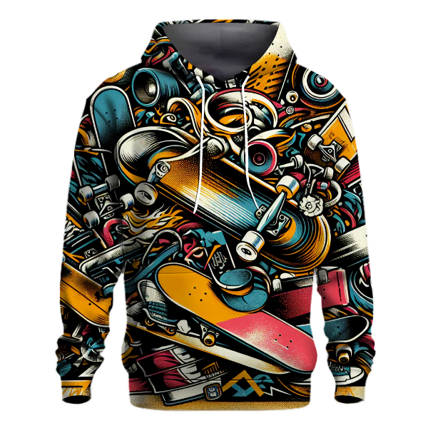 Retro Skate Adventure Hoodie