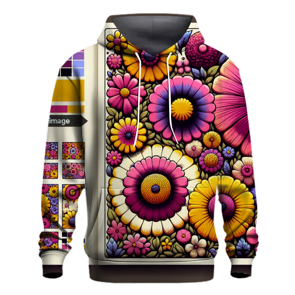 Flower Power Patch Hoodie