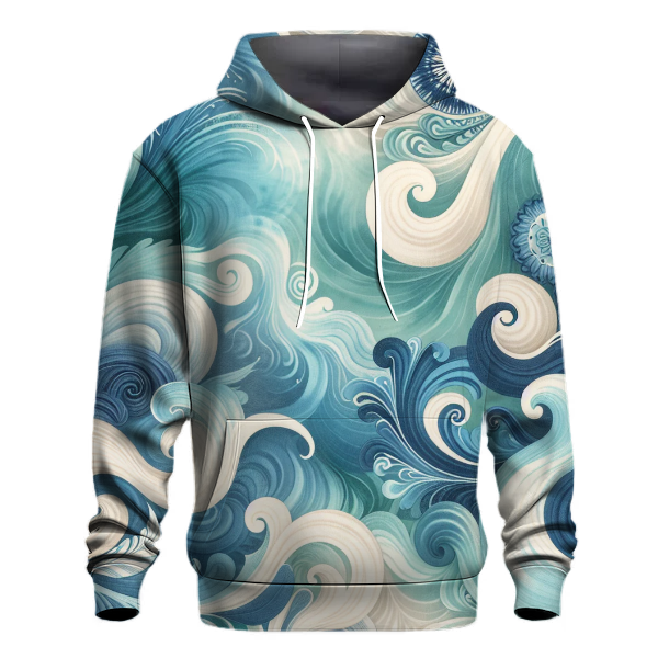 Oceanic Serenity Flow Hoodie