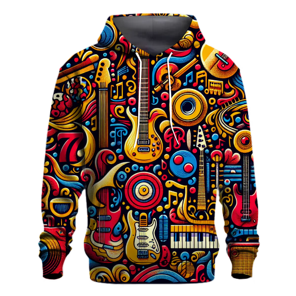 Groovy 70s Music Vibes Hoodie