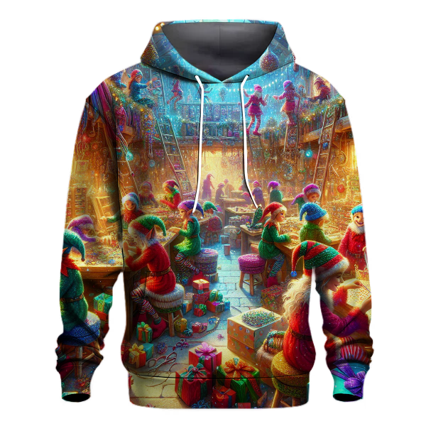 Elves' Secret Gift Workshop Hoodie