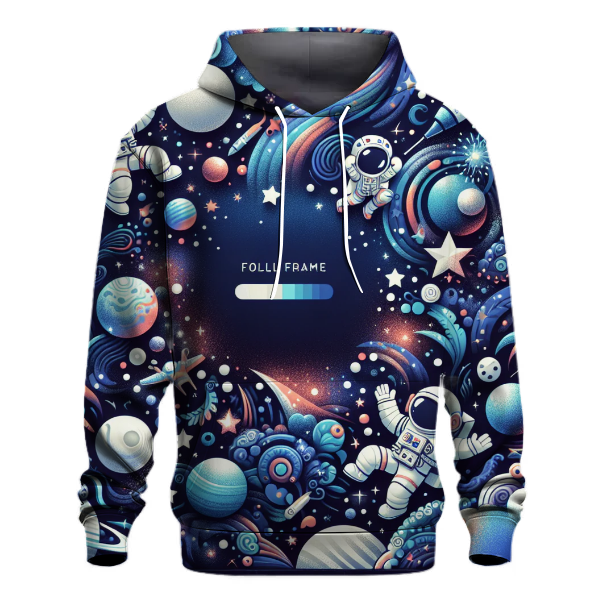 Astronauts and Stars Hoodie