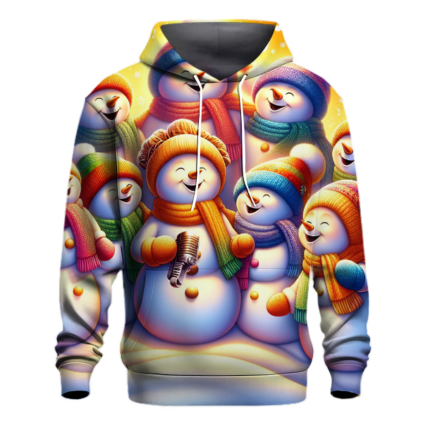 Charming Caroling Snowmen Hoodie
