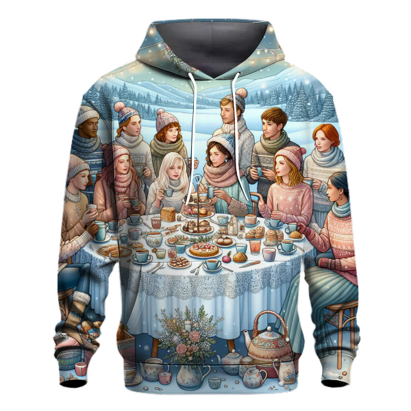 Cozy Winter Tea Party Hoodie
