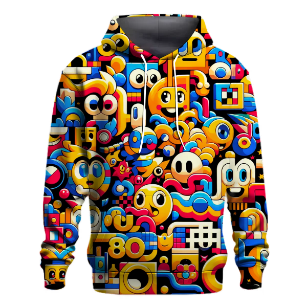 Classic 80s Cartoon Mashup Hoodie