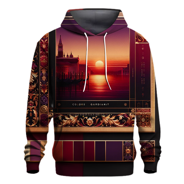 Venetian Sunset Gleam Hoodie