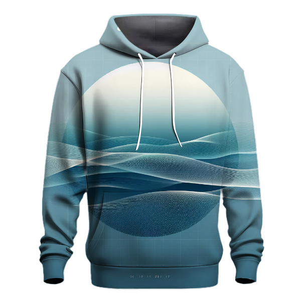 Ocean Mist Waves Hoodie