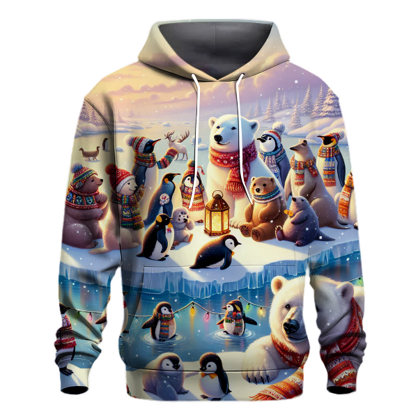 Arctic Animal Gathering Hoodie