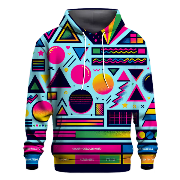 Neon 80s Dreams Hoodie