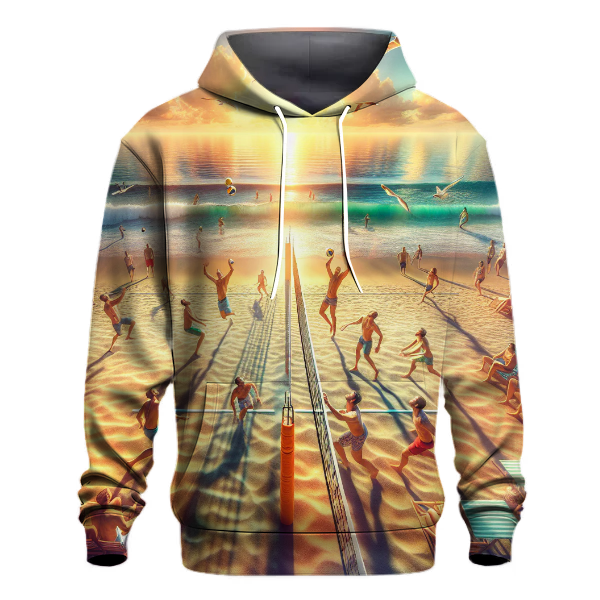 Beach Volleyball Bliss Hoodie
