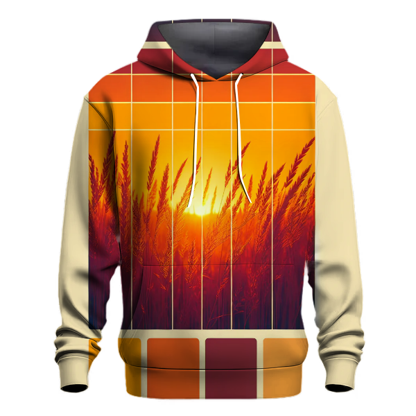 Golden Prairie Sunset Hoodie