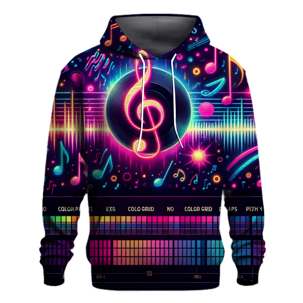 Neon Melody Hoodie