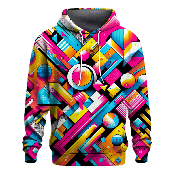 Geometric Color Blast Hoodie