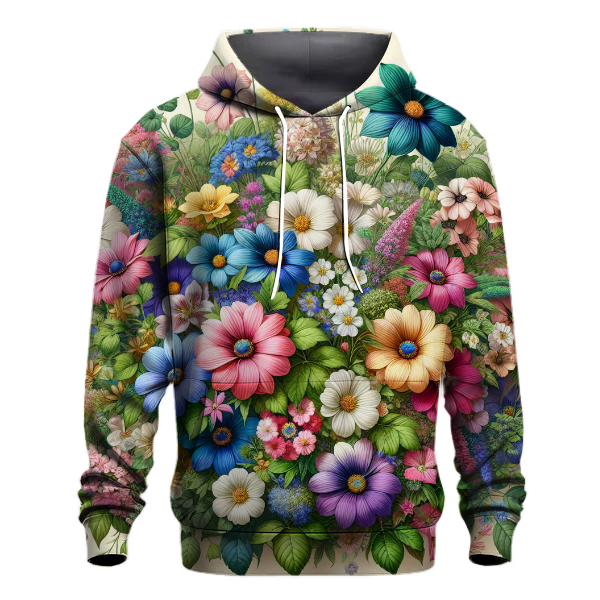 Colorful Floral Delight Hoodie