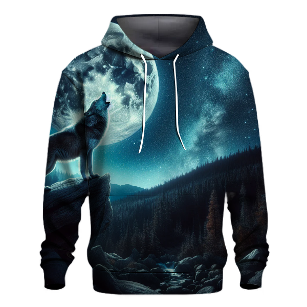 Celestial Wolf Dreams Hoodie